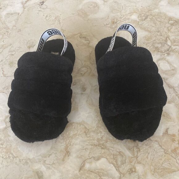 UGG Fluff Yeah Sheepskin Sandals - Picture 5 of 12